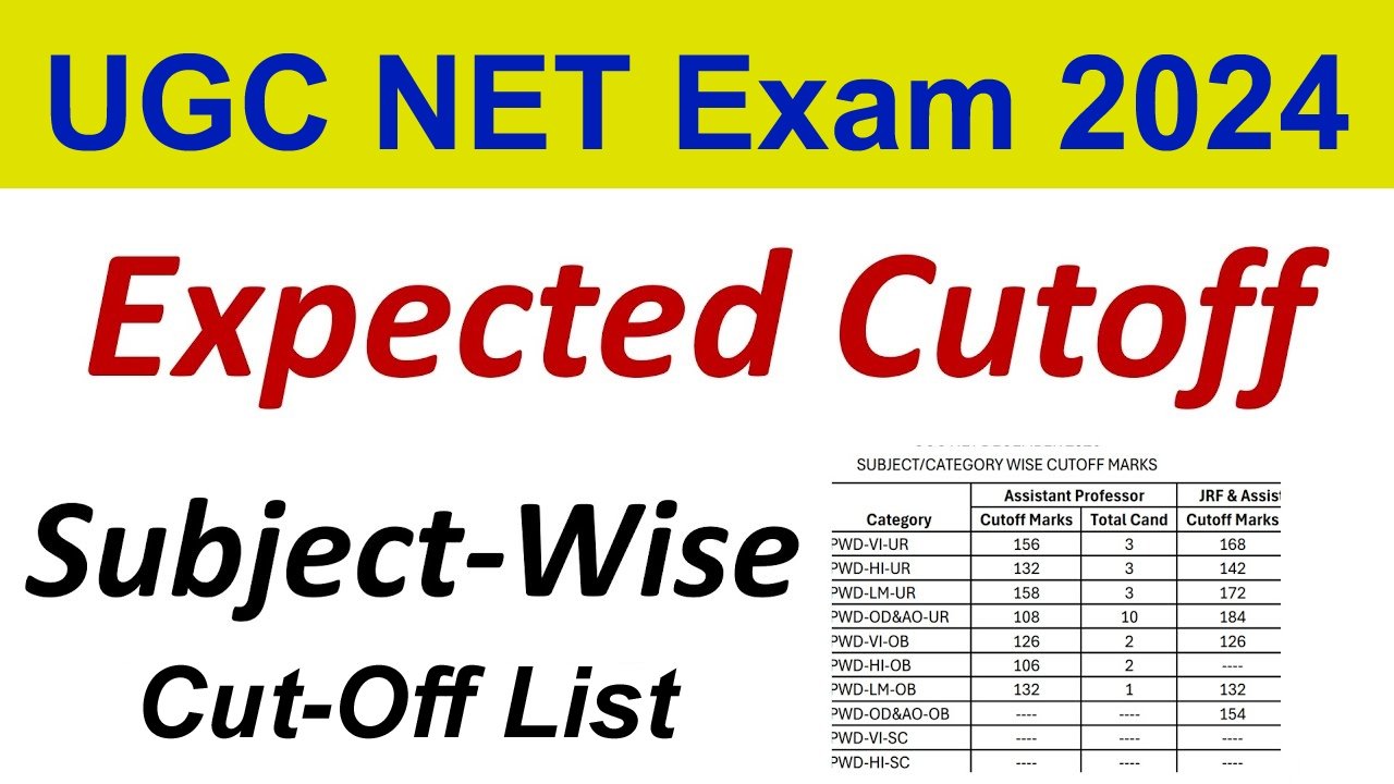 UGC NET Cut Off 2024