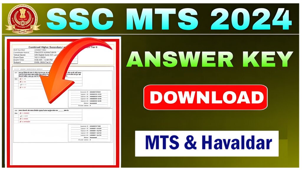 SSC MTS Answer Key 2024