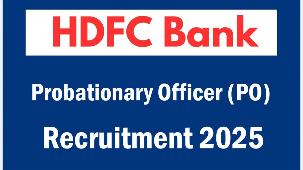 HDFC Bank Recruitment 2024-25