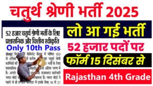 Rajasthan 4th Grade Recruitment 2024