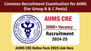 AIIMS CRE Recruitment 2025