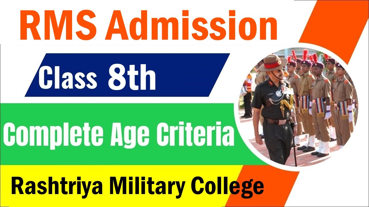 RMS Class 8th Admission Form 2025