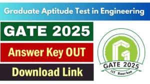 GATE Answer Key 2025
