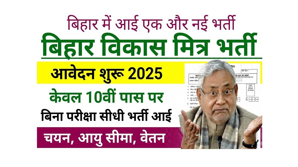 Bihar Vikas Mitra Vacancy 2025 Supaul