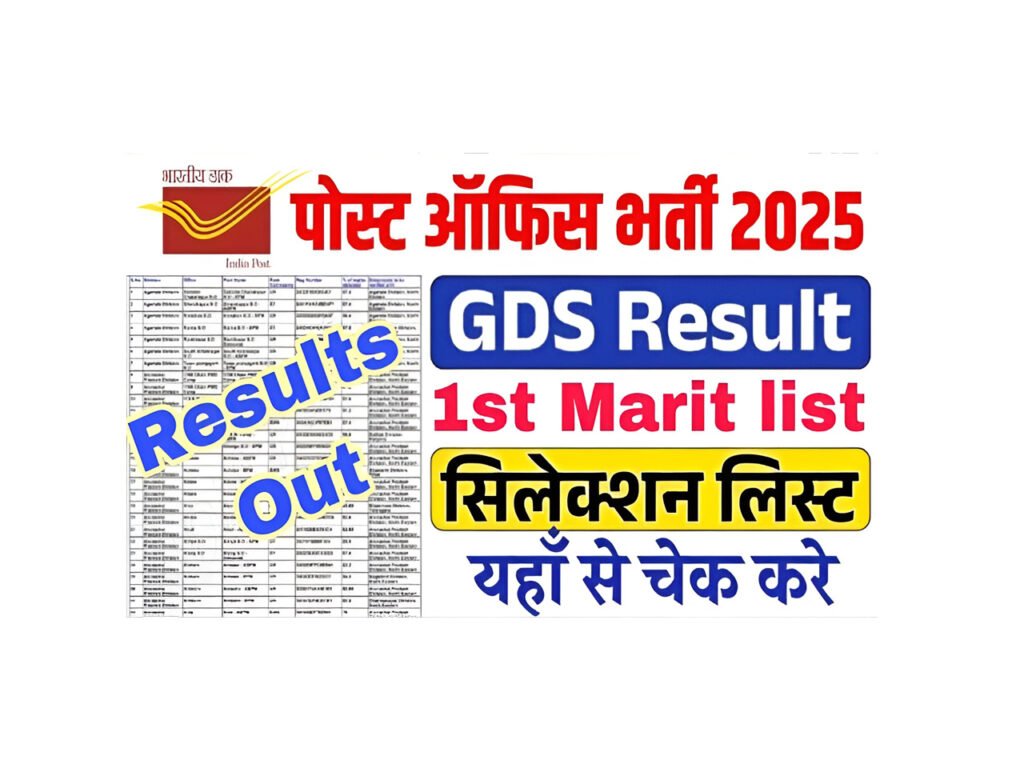 India Post GDS Result 2025