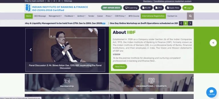 IIBF Certificate Download