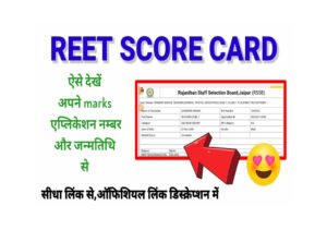 REET Score Card 2025