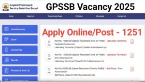 GPSSB Recruitment 2025