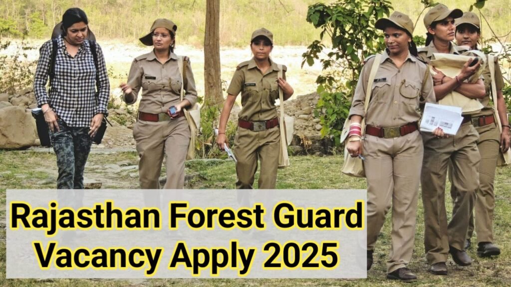 Rajasthan Forest Guard Bharti