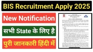 BIS Consultant Recruitment 2025