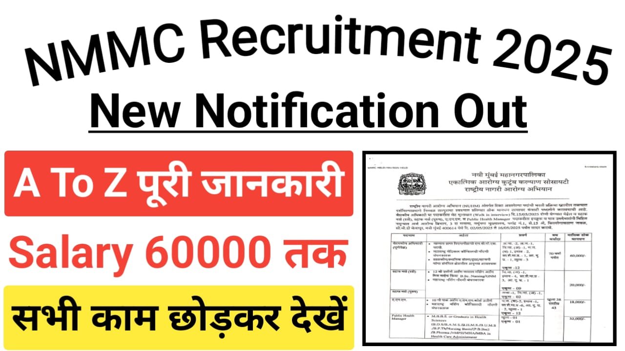 NMMC Recruitment 2025