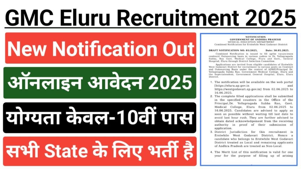 GMC Eluru Vacancy 2025