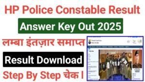 HP Police Constable Result 2025