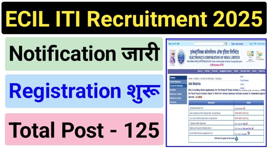 ECIL Apprentice Online Form 2025