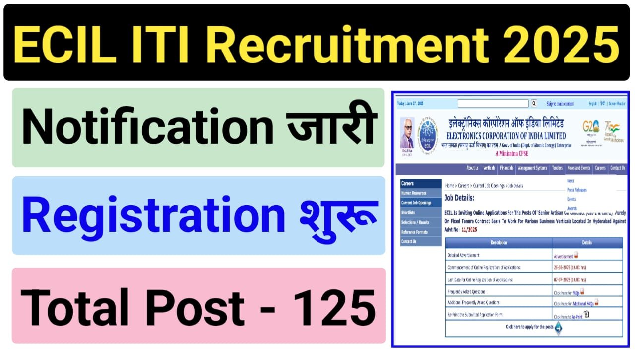 ECIL Apprentice Online Form 2025