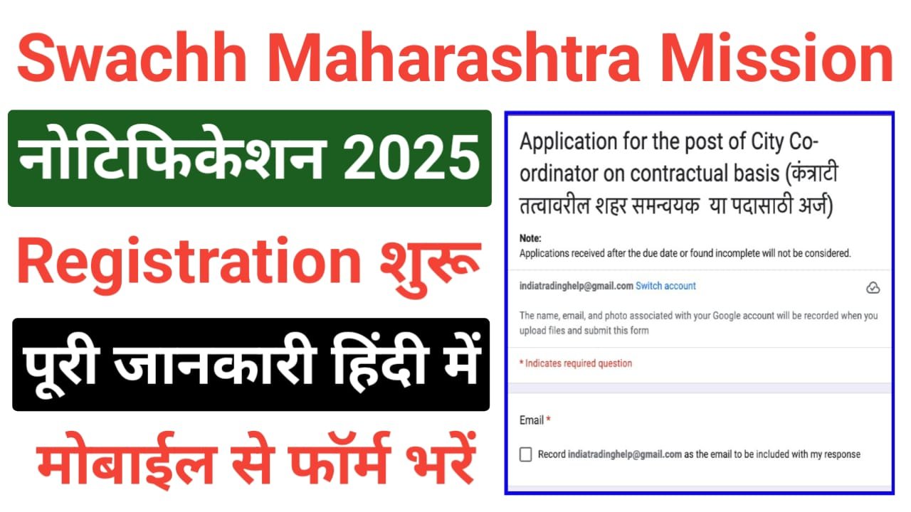 Swachh Maharashtra Mission Bharti 2025