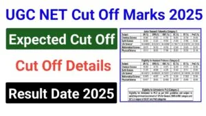 UGC NET Cut Off Marks 2025